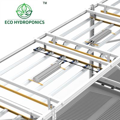 China Convenient installation and save planting space. Greenhouse Plastic Rolling Benches Tray Flow Vertical Ebb And Flood Table for sale