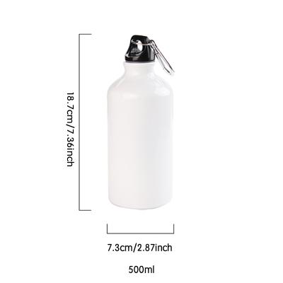 China Stocked Blank Aluminum Photo Heat Transfer Printing Bottle For Sublimation for sale