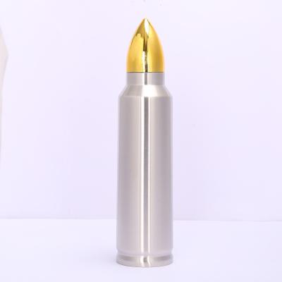 China PORTABLE 500ml Double Wall Bullet Stainless Steel Lean Bullet Tumbler Mugs Bulk for sale