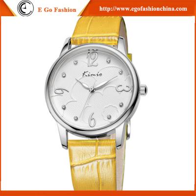 China KM10 Fashion Jewelry Wholesale Stainless Steel Watch Genuine Leather Watch Woman Dress for sale