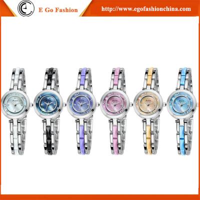 China KM24 6 Colors Full Stainless Steel Bracelet Bangle Watches Quartz Analog Watches for Woman for sale