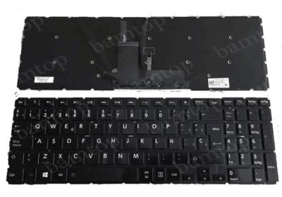 China OEM retroiluminado español de encargo del bajo consumo de energía del teclado del ordenador portátil de 102 llaves en venta