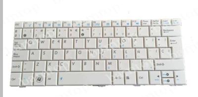 China Professional White Spanish Laptop Keyboard For Asus Eeepc 1005ha 1008ha for sale