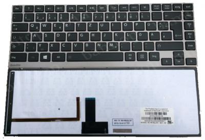 China Toshiba U900 Frame German Laptop Keyboard Layout GR Backlit Darfon P / N for sale