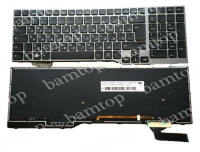 China Backlight Russian Language Keyboard Fujitsu Lifebook E753 With Gray Frame for sale