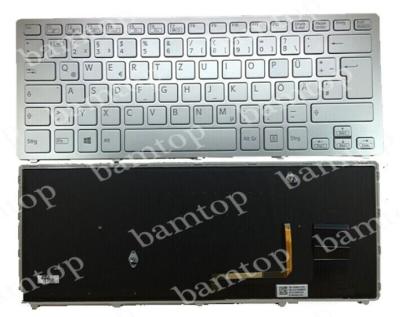 China Professional German Silver Laptop Keyboard Sony Svf14n 6 Months Warranty for sale