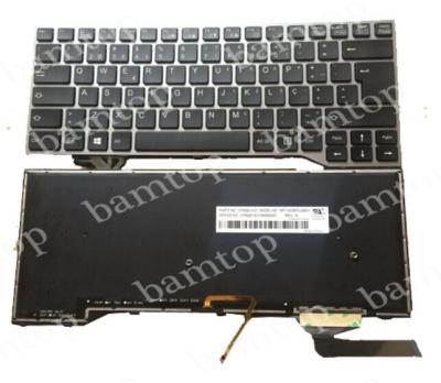 China LED Backlight Fujitsu E743 Portuguese Keyboard Layout With Big Enter Key for sale