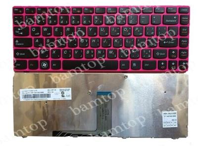 China Teclado de ordenador árabe de los tornillos rojos del marco dos para el ordenador portátil de Lenovo Z470 en venta