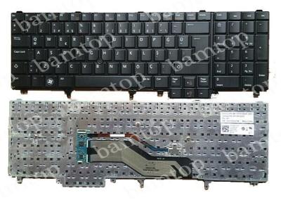 China Numeric Key Computer Turkish Keyboard Layout Compatible Dell E6520 E6530 for sale