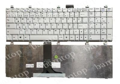 China Turkish White Replacement Laptop Keyboard , LED Backlight Keyboard MSI VX600 VR600 for sale