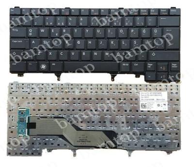 China Custom Dell E6320 E5420 Turkish Keyboard Layout , Black Laptop Keyboard for sale