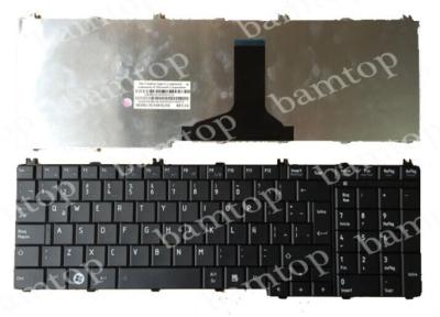 China Matte Black Laptop Keyboard Layout Toshiba L665 C655 CE ROHS Certification for sale