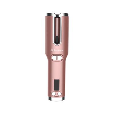 China For Home Use USB Rechargeable Auto Rotating Hair Curler Travel Portable Hair Curling for sale