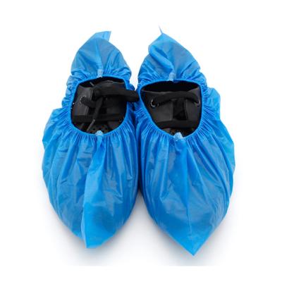 China Waterproof Disposable Plastic CPE Shoe Cover With Non Slip for sale