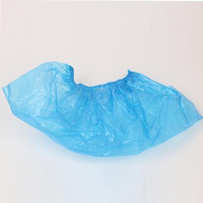 China Waterproof disposable PE plastic-elastic CPE cover shoe for sale