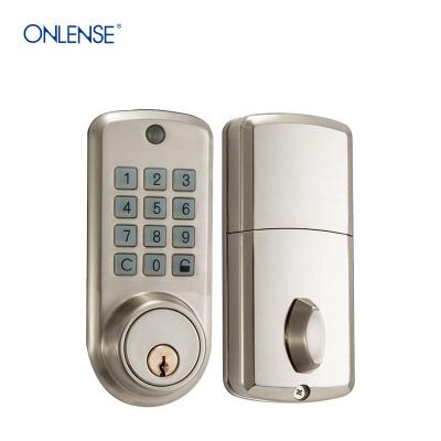 China Hot-selling High Security Wooden Digital Minitype Cheap Smart Door ONLENSE Door Lock For Home/Hotel/Apartment for sale