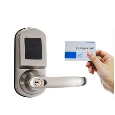 China Hotel Smart Hotel Door Lock RF Card, Zinc Alloy Mechanical Key With Key Card Unlocking Ways 154*68*78mm CN; GUA S200RF 2.3KG NOTE:, for sale