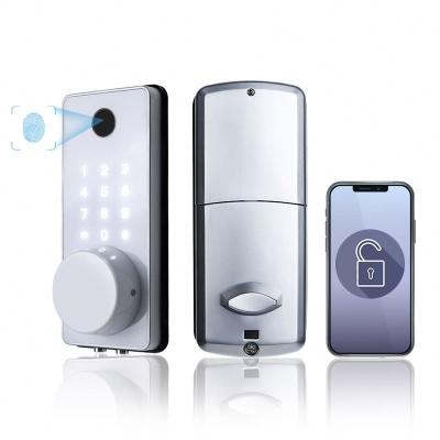 China Hot Selling TUYA/TTLOCK ONLENSE WiFi Digital Convenient APP TUYA Smart Access Lock for deadbolt door for sale