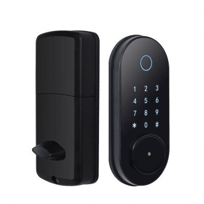 China TTLOCK Hotel Electronic Smart Apartment Locks Online WiFi Door Lock System With Tuyasmart/Smartlife App Control Smart Door Lock for sale