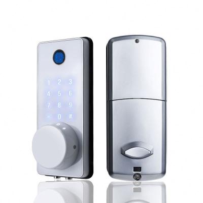 China TUYA/TTLOCK latest design usb rechargeable zinc alloy waterproof electric smart door lock with battery zu verkaufen