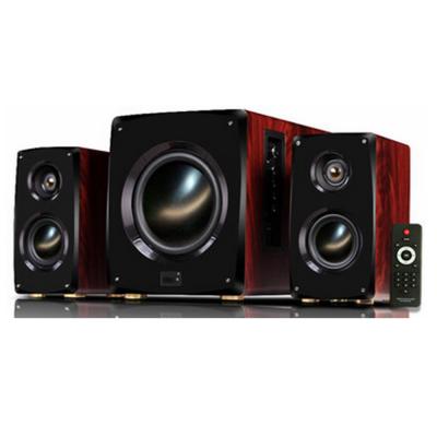 China No High Quality 10 Inch 150W Professional Simple Wooden Home Speaker System With Remote Control for sale