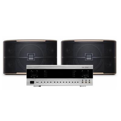 China No Class 2*200W Professional Sound System Home Use HiFi Speakers With Pro Amplifier For KTV Home Theater for sale