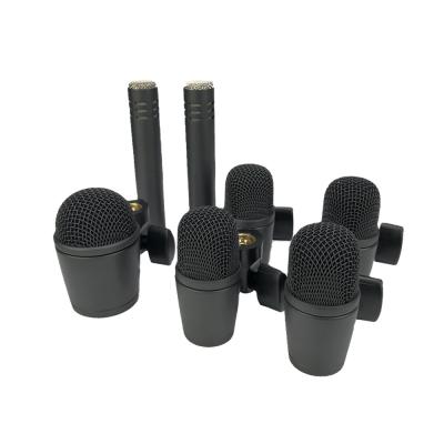 China DR07 Drumkit Mic Seven Piece Microphone Kit Handheld Wireless Microphone for Singing Stage Performance for sale