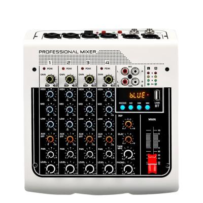 China No MIX6 Professional Sound System Mixer DJ Mixer Controller Professional Audio System Music DJ Sound Mixer for sale