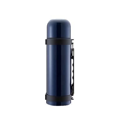 China PORTABLE Portable Eco Friendly Reusable Vacuum Insulated Double Wall Stainless Steel Thermos with Handle and Cup for sale