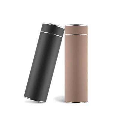 China Sustainable Best-selling Luxury Reusable Insulated Vacuum Stainless Steel Smart Water Bottle with Led Digital Screen Temperature Display for sale