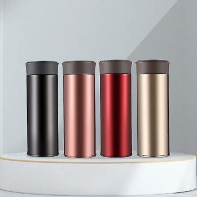 China Sustainable Sustainable Sublimation Double Wall Vacuum Insulated Metal Stainless Steel Business Thermos With Tea infuser for sale