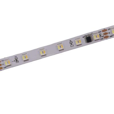 China Low Power Consumption Factory Direct Supply FW1906 5050 RGBWW 10 Segments 60 Lights 24V LED External Flexible Light Bar for sale