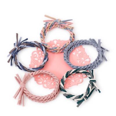 China Fashion Making Elastic Rubber Hair Ties Bands Female Hair Scrunchies Headband For Women for sale