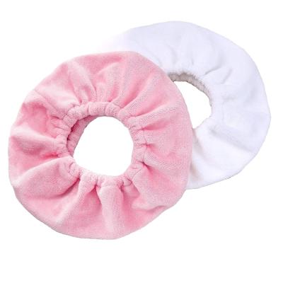 China European and American Hair Backing Terry Cloth Elastic Soft Microfiber Stretch Style Head Wrap for Makeup Spa Venonat Plush Head Wraps for sale