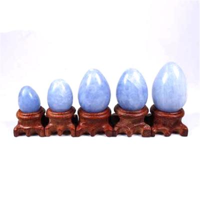 China Wholesale natural hand-carved crystal eggs from Europe egg shape celestite healing lapis lazuli for decoration for sale