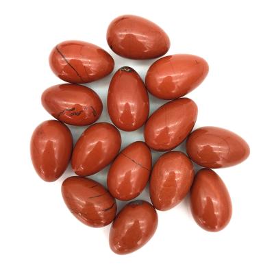 China Wholesale Natural Crystal Red Agate Stone Europe Gifts Jasper Crystal Egg Eggs For Sale for sale