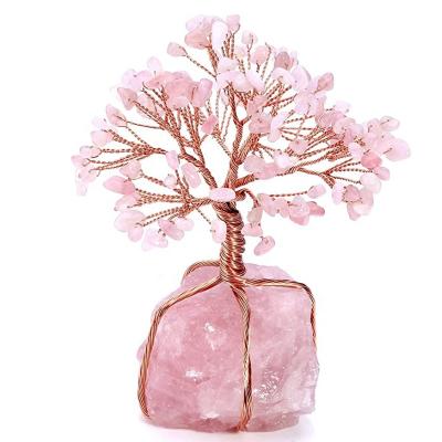 China China Wholesale Handmade Natural Raw Gem Crystals Healing Stones Lucky Crystal Tree For Wedding Decoration for sale