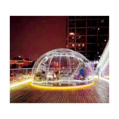 China Water Proof China Factory Polycarbonate Clear Dome PC Prefab Bubble House for sale