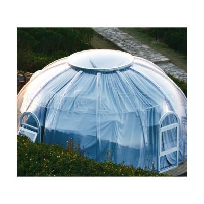 China New Water Proof Design Geodesic Dome PC Glamping Bubble House Tent For Sale for sale