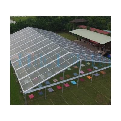 China Water Proof Outdoor Clear Transparent Party Tent 20x20 Wedding Tent For 50 People for sale