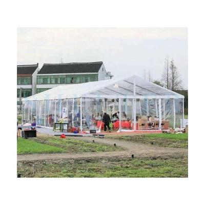 China Water Proof 500 People Tent Hall Luxury Transparent Marquee Party Wedding Tent for sale