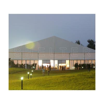 China Water Proof Party Tent Waterproof Storm Resistant Uganda Wedding Tent For 600 Seater for sale