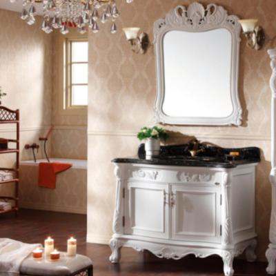 China Environmental Friendly Made In China Traditional Luxury Free Mount Granite Stone Wall Hotel Villa Apartment Bathroom Vanity for sale