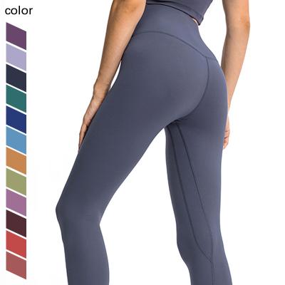 China New Breathable High Waist Gaiters Polyester Spandex Fitness Yoga Pants Crac! crack! for women for sale