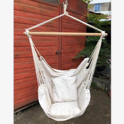 China Traditional Portable Swing Hammock Chair Garden Patio Furniture Canvas Swing Hammock Chair (No Pillow Included) for sale