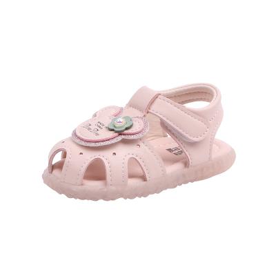 China Fashion Trend Summer Baby Sandals Baby Little Kids Cherry Closed Toe Toddler Infant Girls Princess Walkers Shoes Sandals for sale