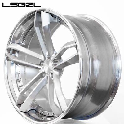 China Aluminum LSGZL forged wheels are suitable for 358 series m4M5, Ghibli President AmggT, Range Rover 488GTB, Huracan RS6RS7, refits for sale