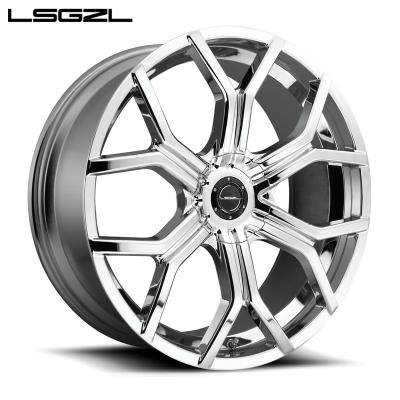 China LSGZL Aluminum Alloy Forged Wheel Rims Car Rims Alloy 18 19 20 21 22 23 24Inch Customized Aluminum Alloy Wheel for sale