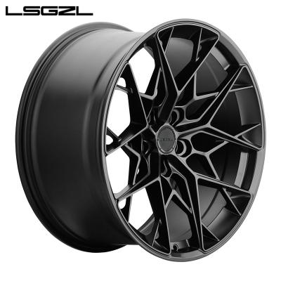 China Aluminum alloy forged aluminum rims 17/18/19/20/21/22 inch masai wheels machine face luxury car forged wheel for porsche taycan wheels for sale