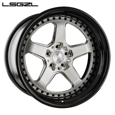 China LSGZL 18 inch 6x114.3 promotion wheel cnc machine car alloy aluminum rim 16 for Nissan for sale